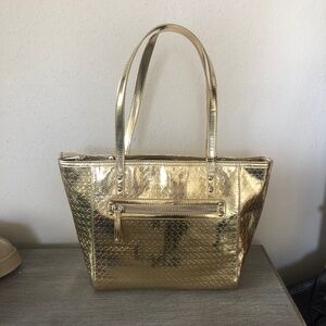 NOLA Saints of LSU Gold Satchel